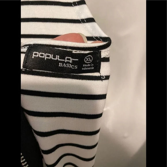 Popular Basics Striped Dress - Picture 5 of 8